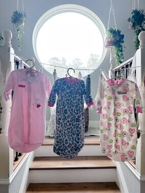 3 Cozy Fleece Swaddle Sack Sleepers 0-9mths